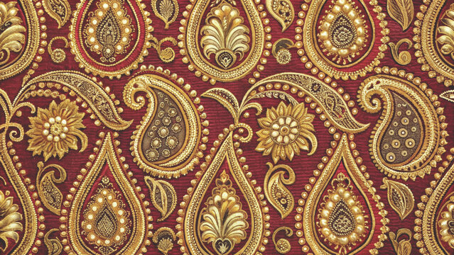 Lahore Pakistan fabric pattern seamless Background