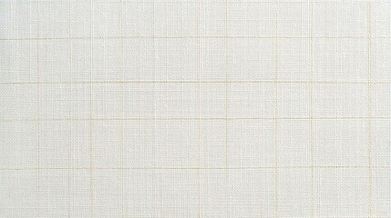 Fototapeta premium Close-up of a white fabric with a grid-like pattern. the fabric appears to be made of a textured, woven material with small, evenly spaced lines.