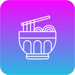 Obraz premium Noodles Icon