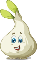 funny cartoon vegetable