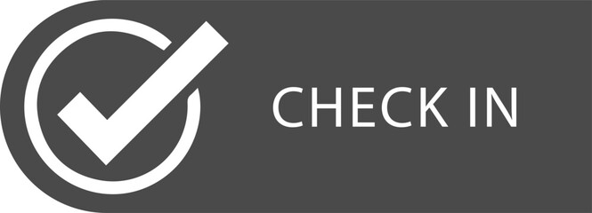 check in sign design for templates.