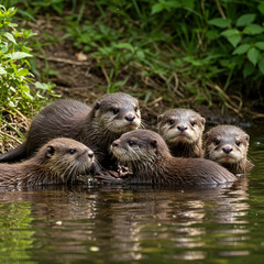 Cute Baby Sea Otter