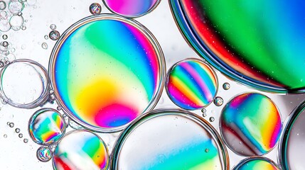 Colorful oil and water abstract circles (1)