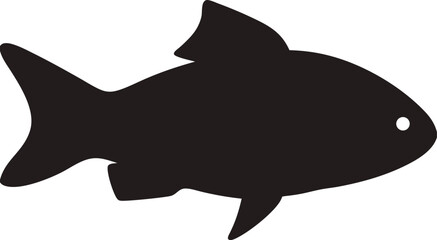 Fish silhouette, Fish silhouette set