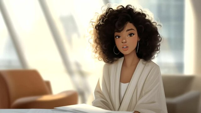 1_Caseworker scheduling an appointment in a bright office