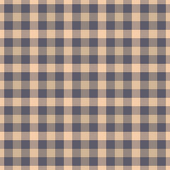 Classic seamless plaid pattern in warm neutral tones. Versatile for backgrounds, textiles, or designs seeking a rustic, cozy, or traditional aesthetic.