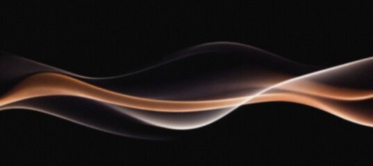 Sleek Pastel Fluid Curves Flowing on Dark Background