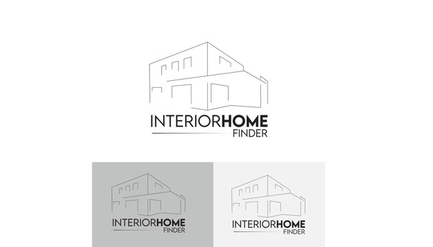 Modern Interior Home Finder Logo 