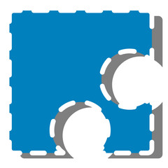 vector illustration of a pieces