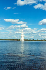 Kalyazin Bell Tower on Volga River