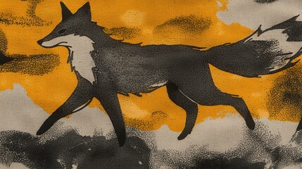 Nebula Fox T-Shirt Graphic