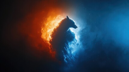 Nebula Fox T-Shirt Graphic