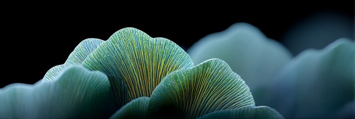 Lush fractal leaves, reminiscent of underwater dreamscapes, evoke Earth Day's green renewal and Fibonacci's enigmatic whispers