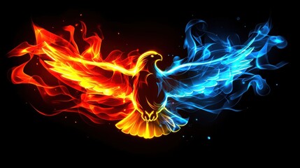 Cosmic Eagle T-Shirt Design