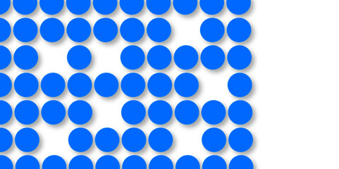 Seamless pattern of blue polka dots with transparent background. suit Kurt digital design motif colorful wallpaper illustration, traditional design. wall decorated blue mosaic tiles texture background