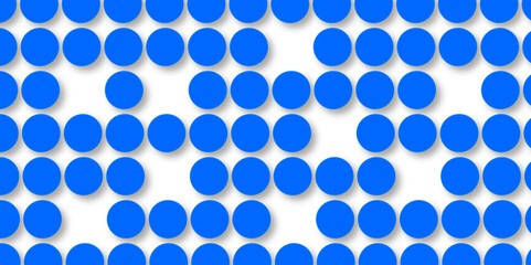 Seamless pattern of blue polka dots with transparent background. suit Kurt digital design motif colorful wallpaper illustration, traditional design. wall decorated blue mosaic tiles texture background