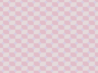 Seamless geometric pattern with pink squares and mosaic tile design