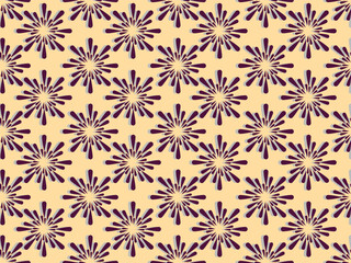 Seamless floral pattern with decorative flowers and vintage background design