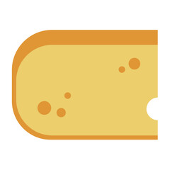farbiges Käse Icon