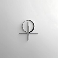 Sleek Minimalist Logo Design Modern Abstract Circle and Lines Icon