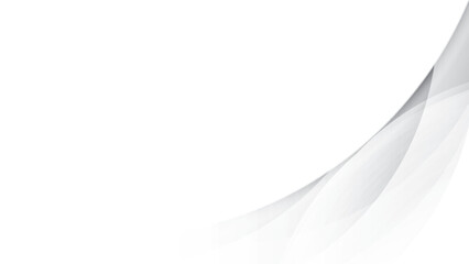 Abstract white and gray color, modern design stripes background with curve lines, circle shape. Vector illustration.	