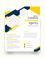Online Marketing Flyer for Business Promotion, Creative Business Promotion Flyer