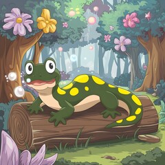 Naklejka premium amphibians' photos, amphibian's background