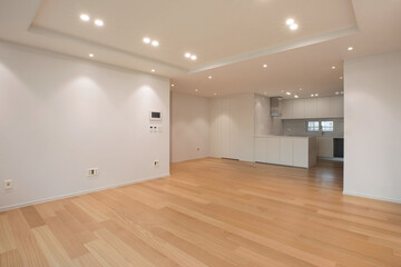 A Korean-style house with a warm lighting color interior.jpg