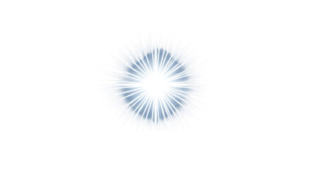 Abstract Light Burst Bright Glowing Orb