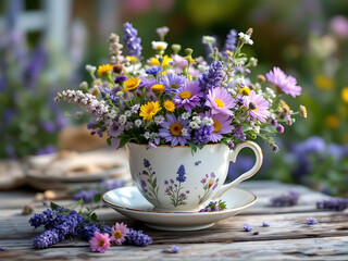 Colorful Floral Arrangements and Bouquets for Decoration and Design