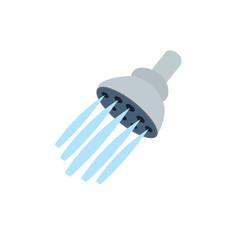 shower head emoji symbol sign icon vector illustration