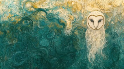 Nebula Owl T-Shirt Graphic