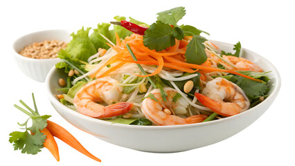 Vietnamese shrimp salad PNG Image 