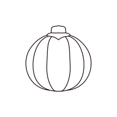 Jack-o'-lantern halloween pumpkin face lantern autumn fall food emoji symbol sign icon vector illustration
