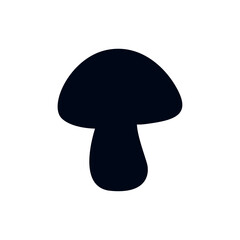 red mushroom emoji symbol sign icon vector illustration