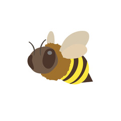 bee emoji symbol sign icon vector illustration cute insect honey