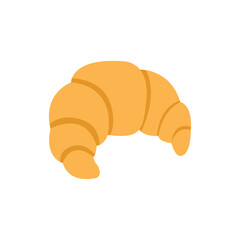 croissant bakery baked good french breakfast delicious emoji symbol sign icon vector illustration food