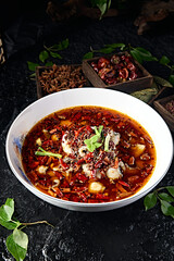 Chinese food Sichuan and Chongqing fragrant fish