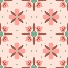 Colorful floral patterns
