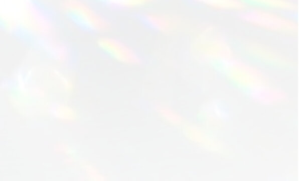 PNG Diamond glow with rainbow prism, light flare and sparkling glass, neon background with optical shine, crystal and beam reflections in a soft glowing spectrum of color and brightness