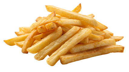 Fresh fries with ketchup and mayonnaise PNG Image 