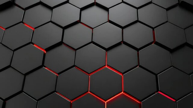 Geometric hexagon pattern background