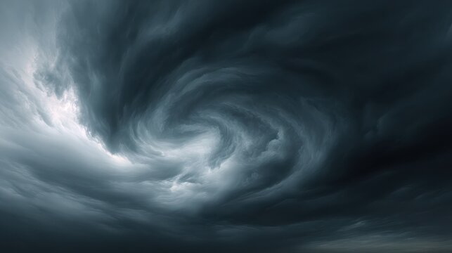 Blurred Swirl in the Dark Storm Clouds, no logos, no brands