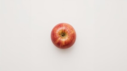 Single, whole red  on a plain background.