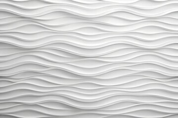 Obraz premium A seamless pattern of white waves creates a textured background isolated on white background