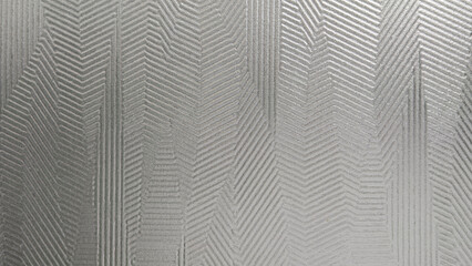 Lines pattern frosted glass. Window or shower wall backdrop with shadows and reflections.