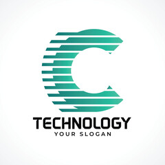 C tech, Technology logo