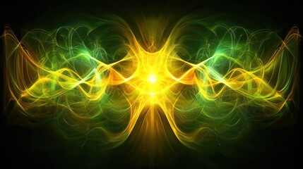  Dynamic light energy waves abstract art digital illustration colorful environment artistic viewpoint conceptual visuals
