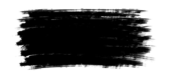 Grunge badge brush, black paint, brush black paint ink stroke, hand drawn black sticker