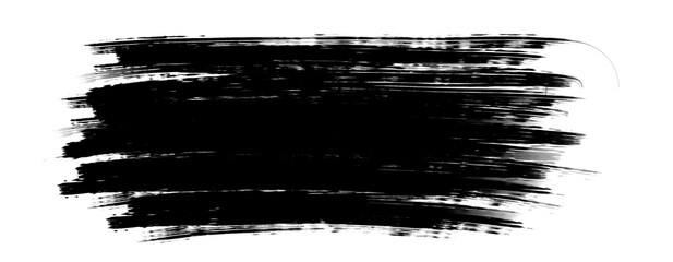 Grunge badge brush, black paint, brush black paint ink stroke, hand drawn black sticker